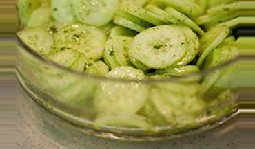 Cold Creamy Cucumber Salad